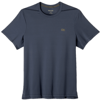 Camiseta De Hombre Outdoor Research Activeice Spectrum Sun Gris Titanio