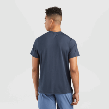 Camiseta De Hombre Outdoor Research Activeice Spectrum Sun Gris Titanio