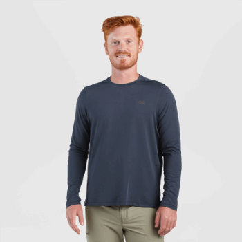 Camiseta De Manga Larga Para Hombre De Investigación Al Aire Libre Activeice Spectrum Sun Fatiga Heather