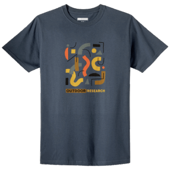 Camiseta De Hombre De Outdoor Research Shape Scape Azul Marino