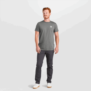 Camiseta Con Logo En El Pecho De Bloqueo De Investigación Al Aire Libre Carbón/blanco