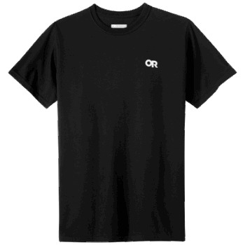 Camiseta Con Logo En La Espalda De Lockup De Outdoor Research Negro/blanco