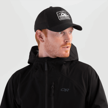 Gorra De Camionero Defensor De La Investigación Al Aire Libre Negro