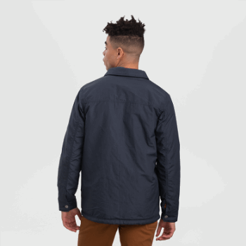 Chaqueta De Trabajo Con Forro Para Hombre De Investigación Al Aire Libre Azul Marino