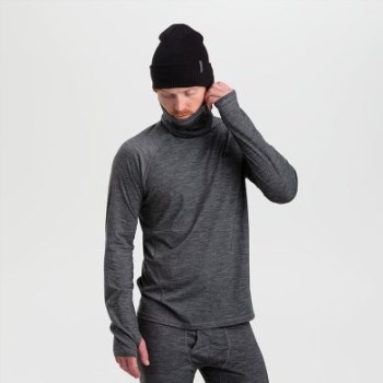 Outdoor Research Alpine Onset Merino Para Hombre Ubertube Top Carbón Jaspeado