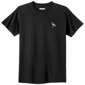 Camiseta De Hombre De Investigación Al Aire Libre Con Agarre Negro