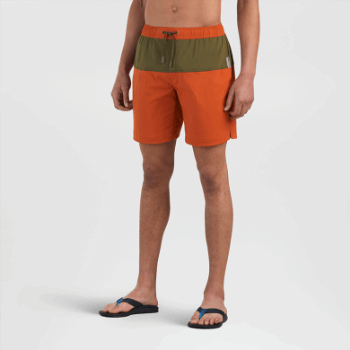 Pantalones Cortos Zendo Multi Para Hombre De Investigación Al Aire Libre Redrock/loden