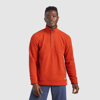 Investigación Al Aire Libre De Los Hombres Trail Mix Snap Pullover Ii Redrock