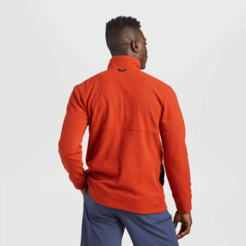 Investigación Al Aire Libre De Los Hombres Trail Mix Snap Pullover Ii Redrock