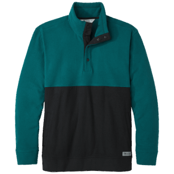 Outdoor Research Hombres Trail Mix Snap Pullover Ii Treeline/negro