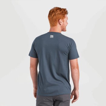 Camiseta De Mt Baker Para Hombre De Investigación Al Aire Libre Azul Marino