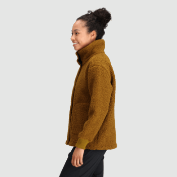 Chaqueta De Camionero De Sherpa Juneau Para Mujer De Investigación Al Aire Libre Tapenade