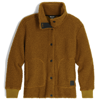 Chaqueta De Camionero De Sherpa Juneau Para Mujer De Investigación Al Aire Libre Tapenade