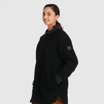 Outdoor Research Abrigo De Forro Polar Sherpa Juneau Para Mujer Negro