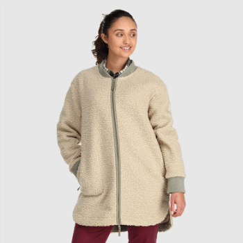 Outdoor Research Abrigo De Forro Polar Sherpa Juneau Para Mujer Niebla
