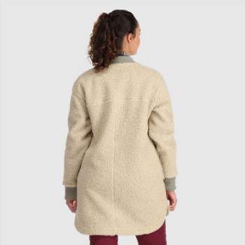 Outdoor Research Abrigo De Forro Polar Sherpa Juneau Para Mujer Niebla