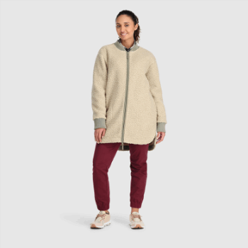 Outdoor Research Abrigo De Forro Polar Sherpa Juneau Para Mujer Niebla