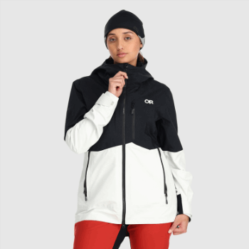 Chaqueta De Mujer Outdoor Research Hemispheres Ii Gore-tex® Negro/nieve