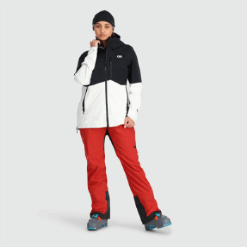 Chaqueta De Mujer Outdoor Research Hemispheres Ii Gore-tex® Negro/nieve