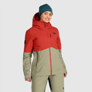 Chaqueta De Mujer Outdoor Research Hemispheres Ii Gore-tex® Cranberry/flint