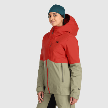 Chaqueta De Mujer Outdoor Research Hemispheres Ii Gore-tex® Cranberry/flint
