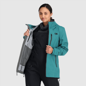Chaqueta De Mujer Outdoor Research Hemispheres Ii Gore-tex® Lago Profundo