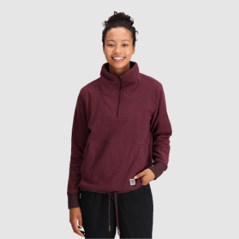 Jersey Con Cremallera De Un Cuarto De Trail Mix Para Mujer De Outdoor Research Kalamata