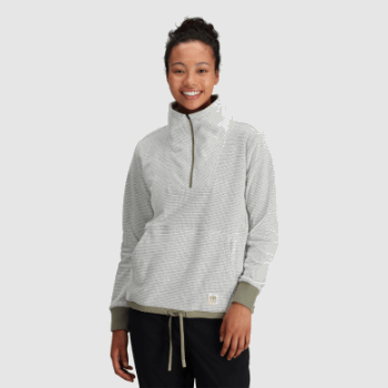Outdoor Research Jersey Con Cremallera De Un Cuarto De Mezcla De Frutos Secos Para Mujer Snow