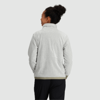 Outdoor Research Jersey Con Cremallera De Un Cuarto De Mezcla De Frutos Secos Para Mujer Snow