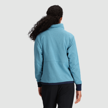 Outdoor Research Jersey Mineral Con Cremallera De Un Cuarto De Mezcla De Frutos Secos Para Mujer