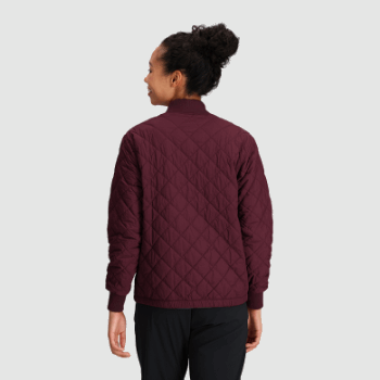 Outdoor Research Bomber Reversible De Mujer Shadow Kalamata/moth