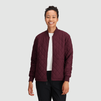 Outdoor Research Bomber Reversible De Mujer Shadow Kalamata/moth