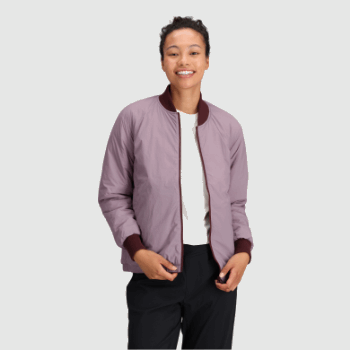Outdoor Research Bomber Reversible De Mujer Shadow Kalamata/moth