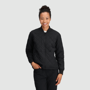 Outdoor Research Bomber Reversible De Mujer Shadow Negro/loden