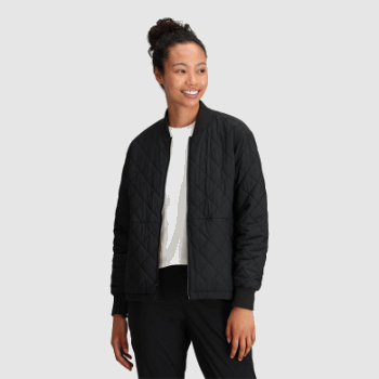 Outdoor Research Bomber Reversible De Mujer Shadow Negro/loden