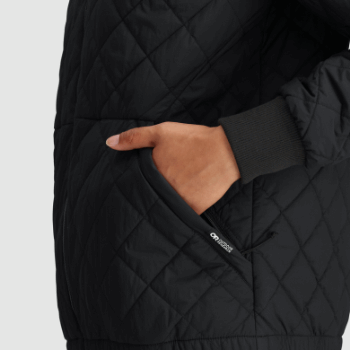 Outdoor Research Bomber Reversible De Mujer Shadow Negro/loden