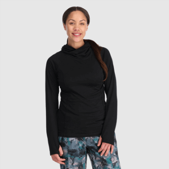 Outdoor Research Mujer Alpine Onset Merino 150 Sudadera Con Capucha Negro