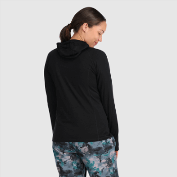 Outdoor Research Mujer Alpine Onset Merino 150 Sudadera Con Capucha Negro