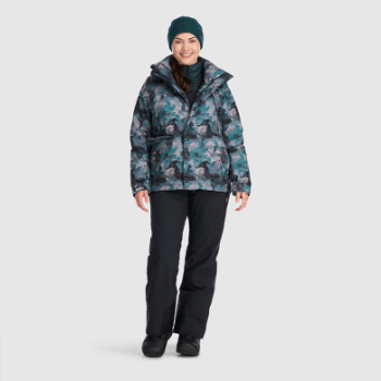 Chaqueta De Juerguista De Snowcrew Para Mujer De Investigación Al Aire Libre Nimbus Acuarela