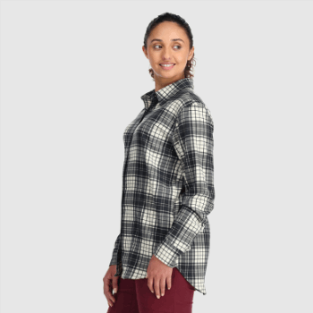 Camisa De Franela Kulshan Para Mujer De Investigación Al Aire Libre A Cuadros Arena