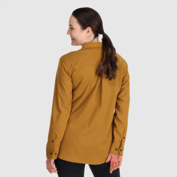 Camisa De Franela Kulshan Para Mujer De Investigación Al Aire Libre Tapenade