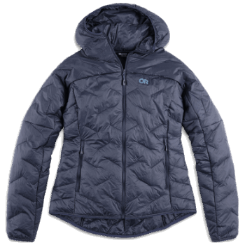 Outdoor Research Mujer Superstrand Lt Sudadera Con Capucha-plus Azul Marino