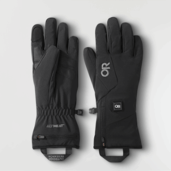 Guantes Softshell Calefactables Sureshot Para Mujer De Investigación Al Aire Libre, Negros