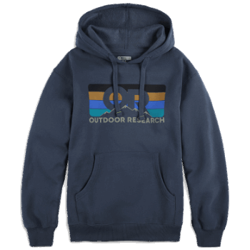Sudadera Con Capucha De Rayas Outdoor Research Or Defender Azul Marino