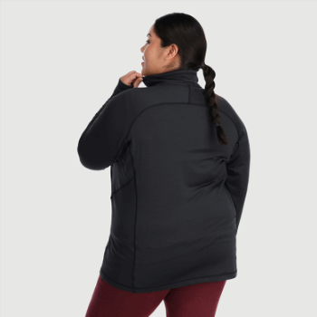 Investigación Al Aire Libre Para Mujer Vigor Half Zip-Plus Negro