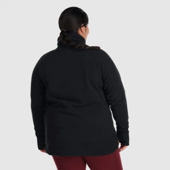 Outdoor Research Mujer Trail Mix Capucha Pullover-plus Negro