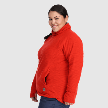 Outdoor Research Jersey Con Capucha Y Mezcla De Frutos Secos Para Mujer, Arándano Rojo