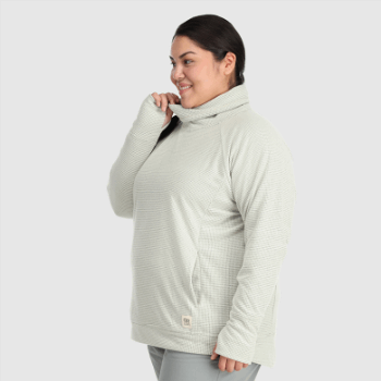 Outdoor Research Jersey Con Capucha Y Mezcla De Senderos Para Mujer, Además De Arena
