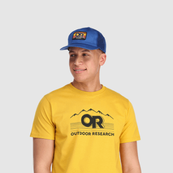 Gorra Con Parche De Rayas De Defensor De La Investigación Al Aire Libre Azul Clásico