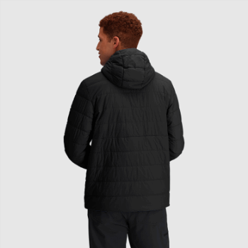 Anorak Negro Con Aislamiento Shadow Para Hombre De Investigación Al Aire Libre